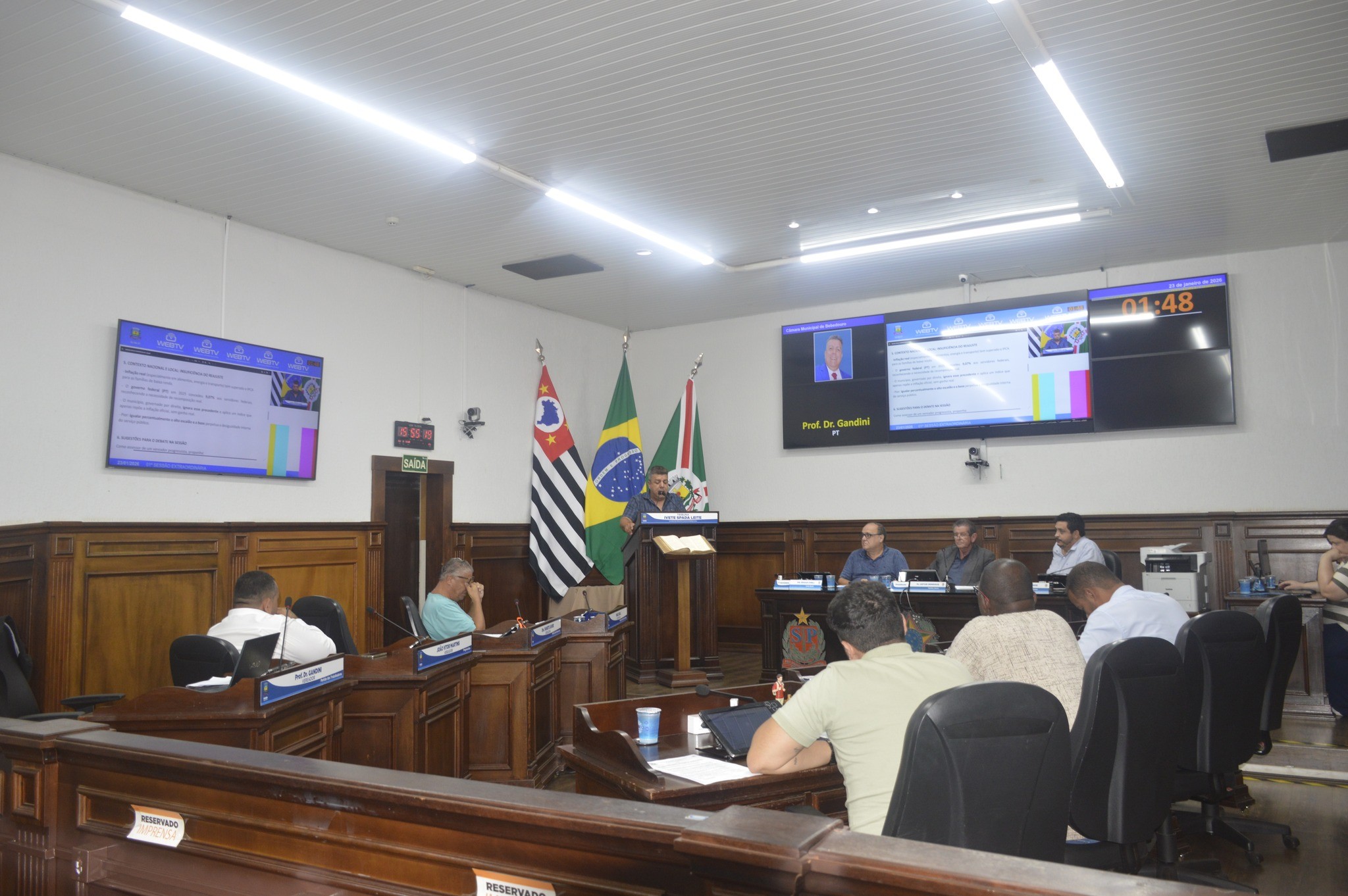 Em sessão extra, Legislativo vota Política Municipal de Assistência Social de Bebedouro