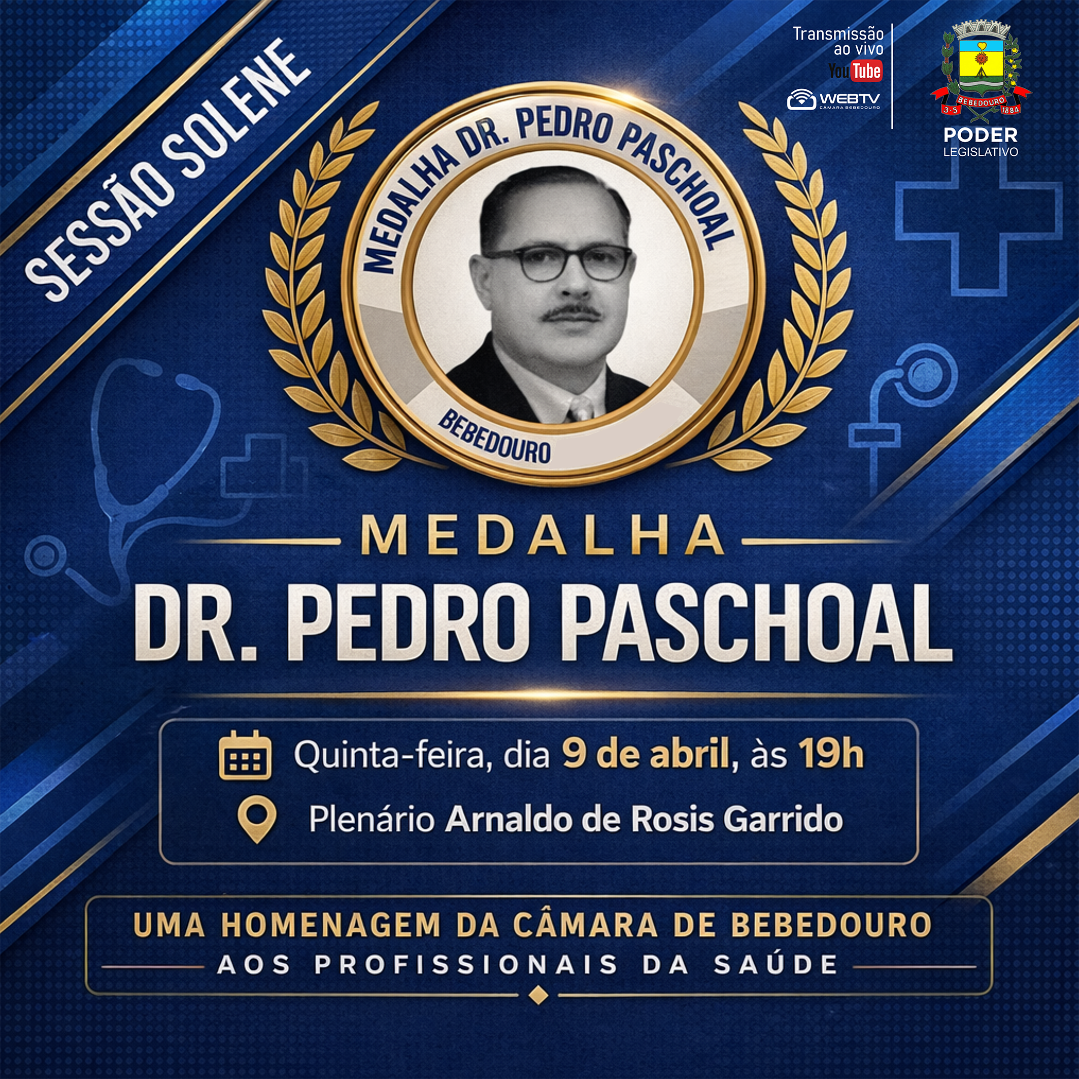 Veja quem são os profissionais da saúde que serão condecorados nesta quinta-feira